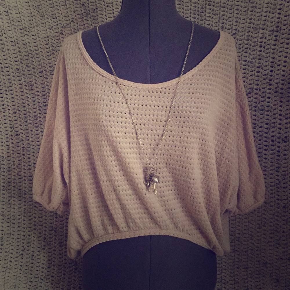 Fine knit blouse